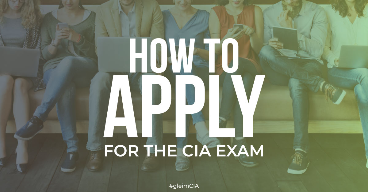 How to Apply for the CIA Exam