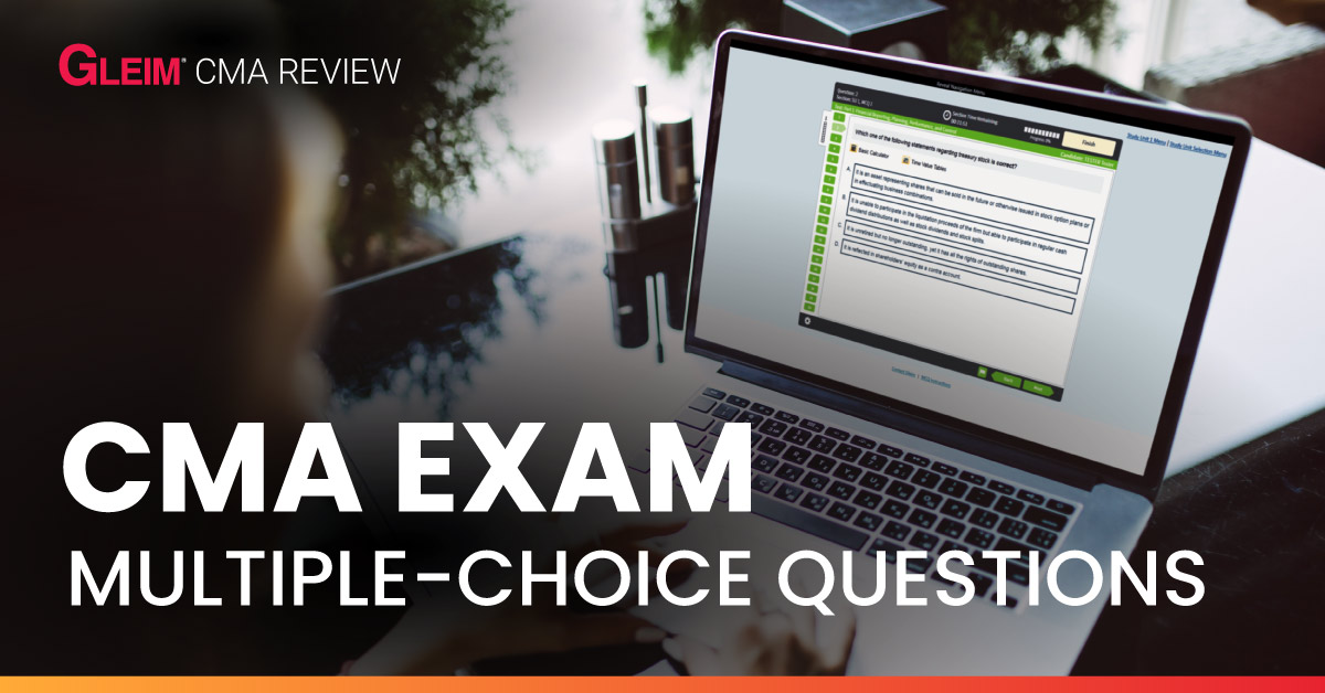 CMA Exam Multiple-Choice Questions