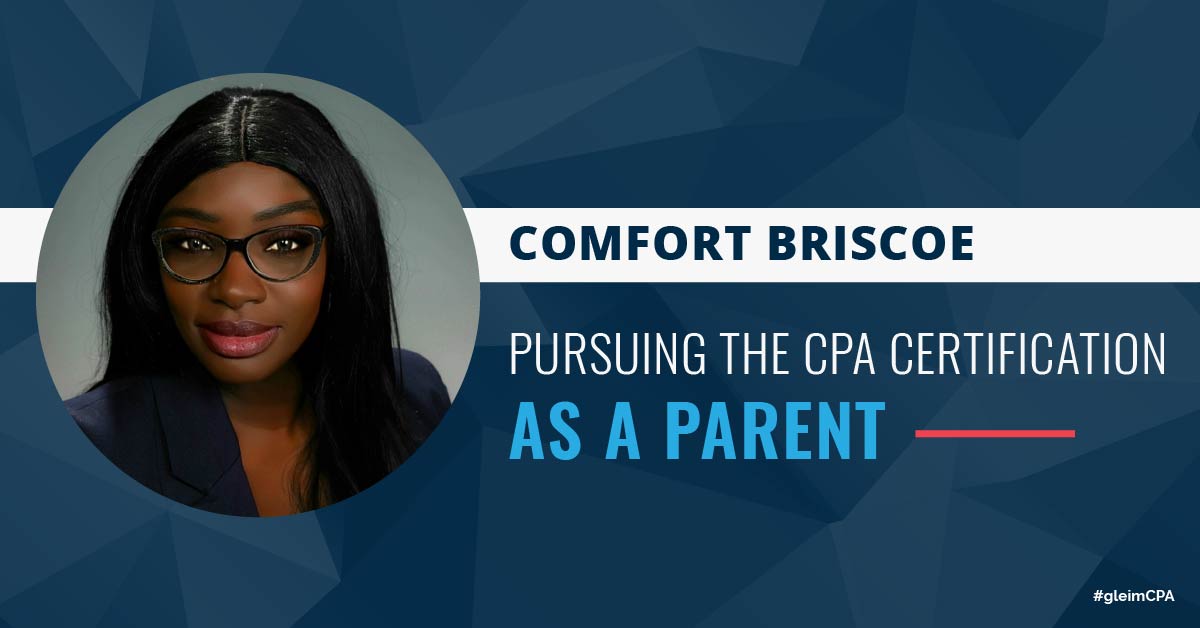 Comfort Briscoe: Pursuing the CPA Certification as a Parent