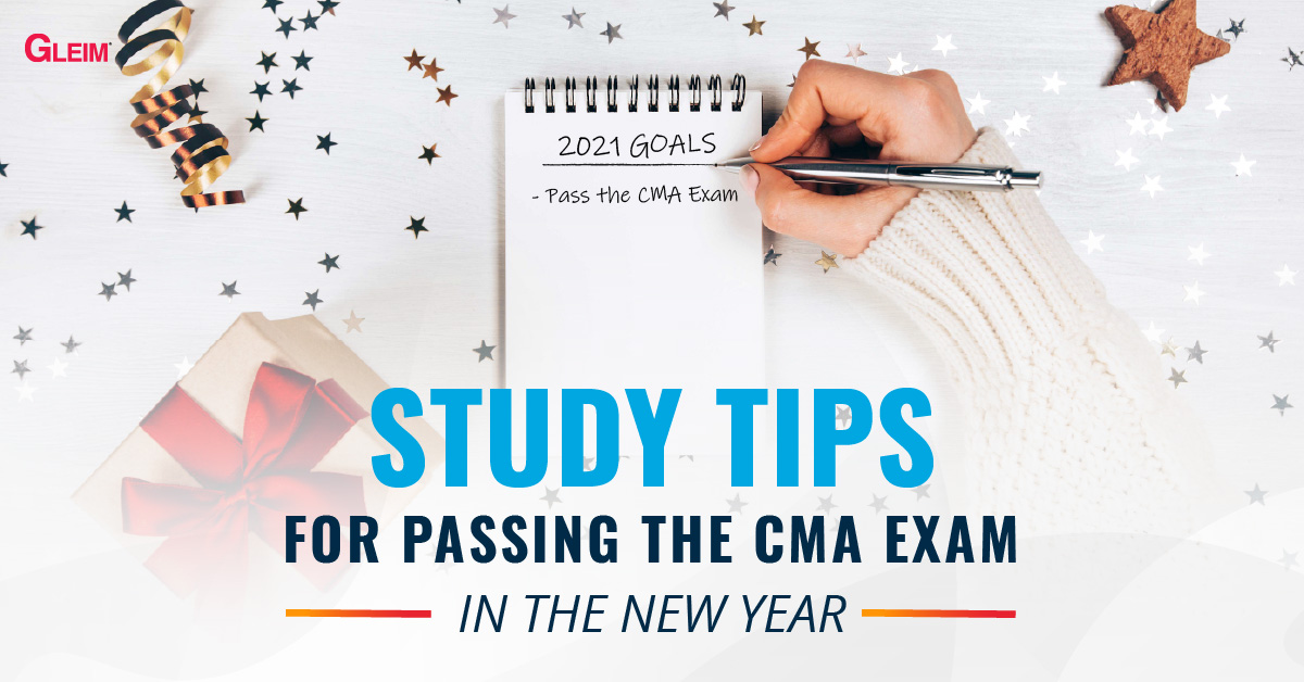 Study tips for passing the CMA exam in the New Year