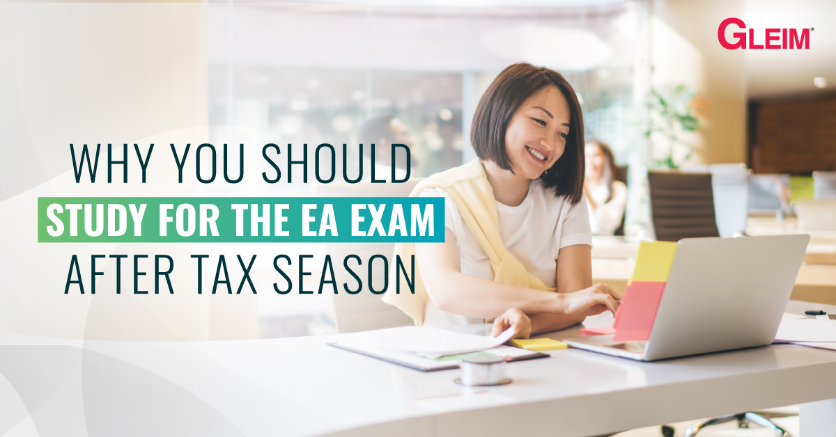 Why you should study for the EA exam after tax season