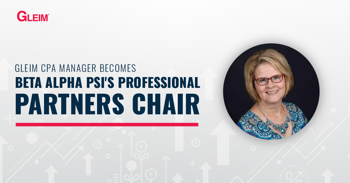 Gleim CPA Manager Becomes Beta Alpha Psi's Professional Partners Chair